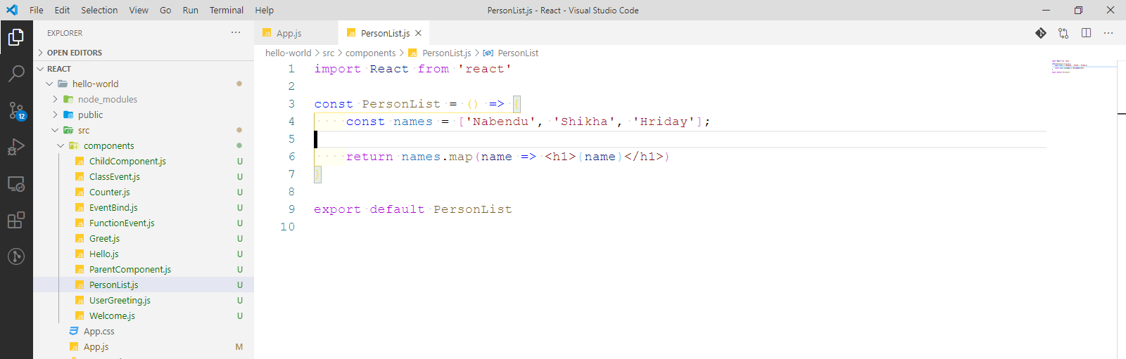 PersonList.js