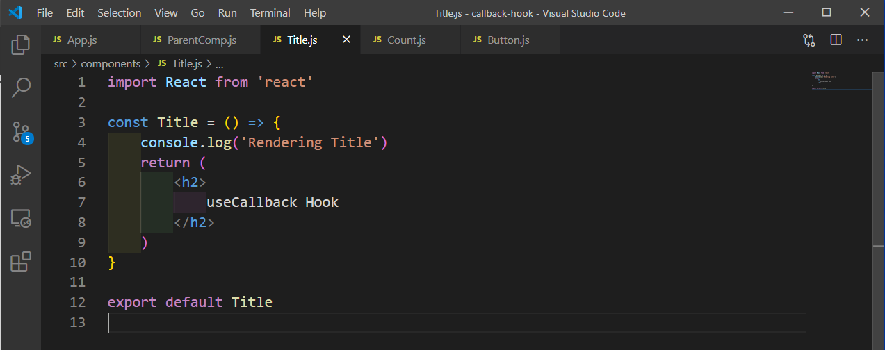 Title.js