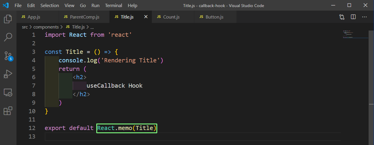 Title.js