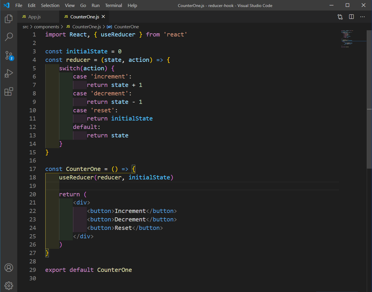 CounterOne.js