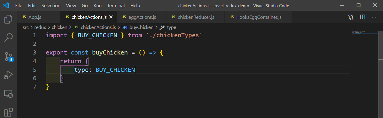 chickenActions.js