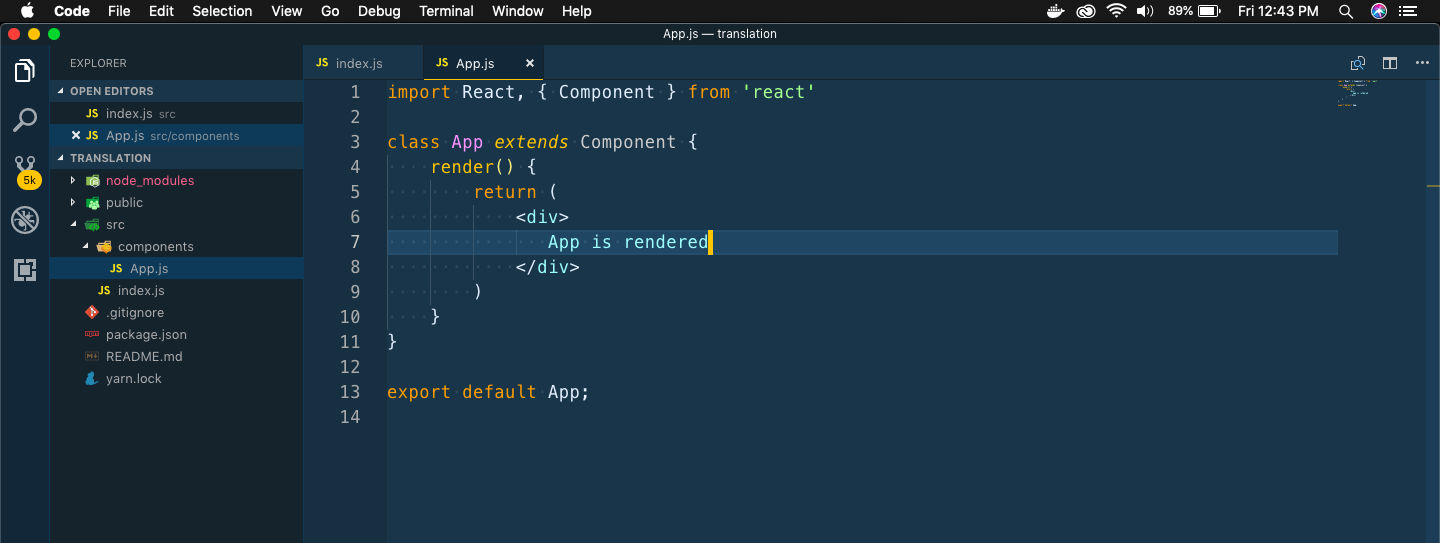 components folder