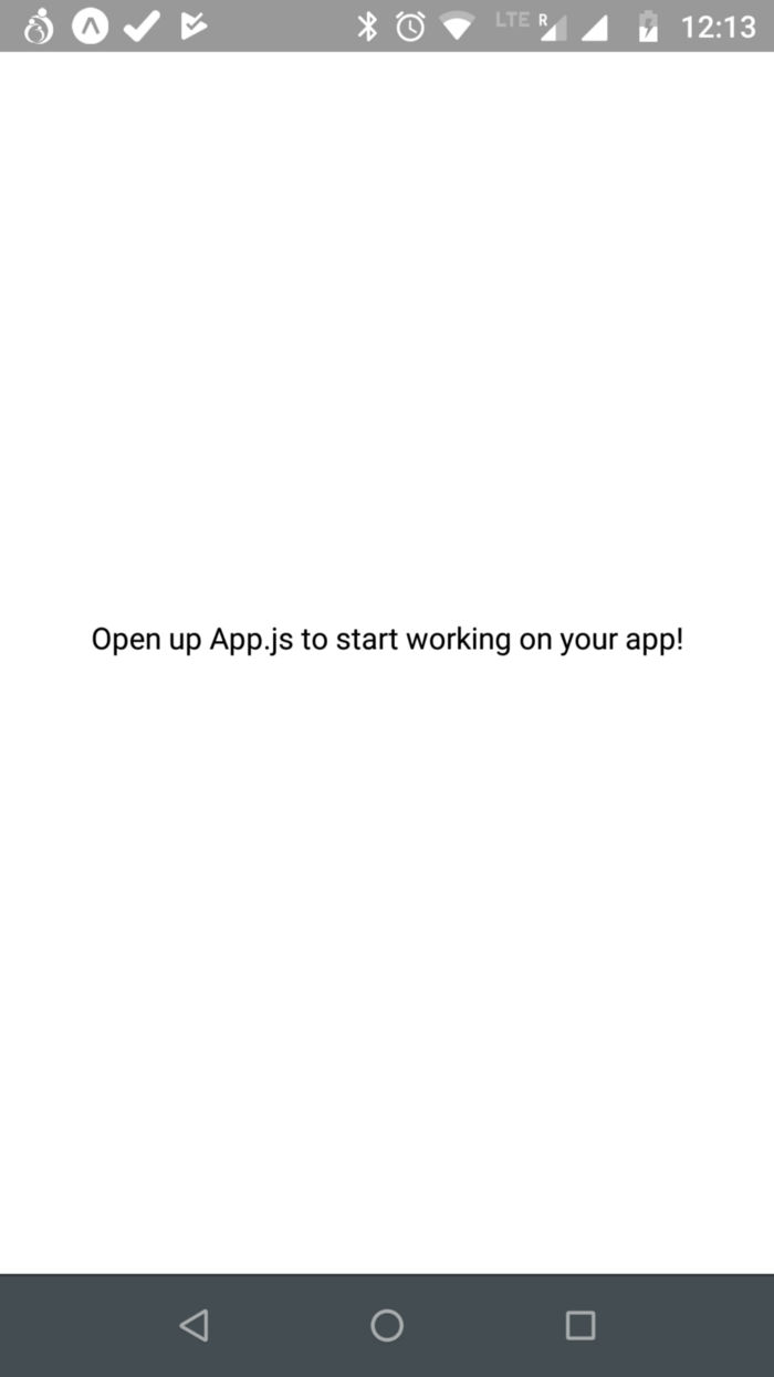 Initial App