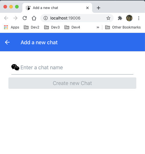 Create new Chat