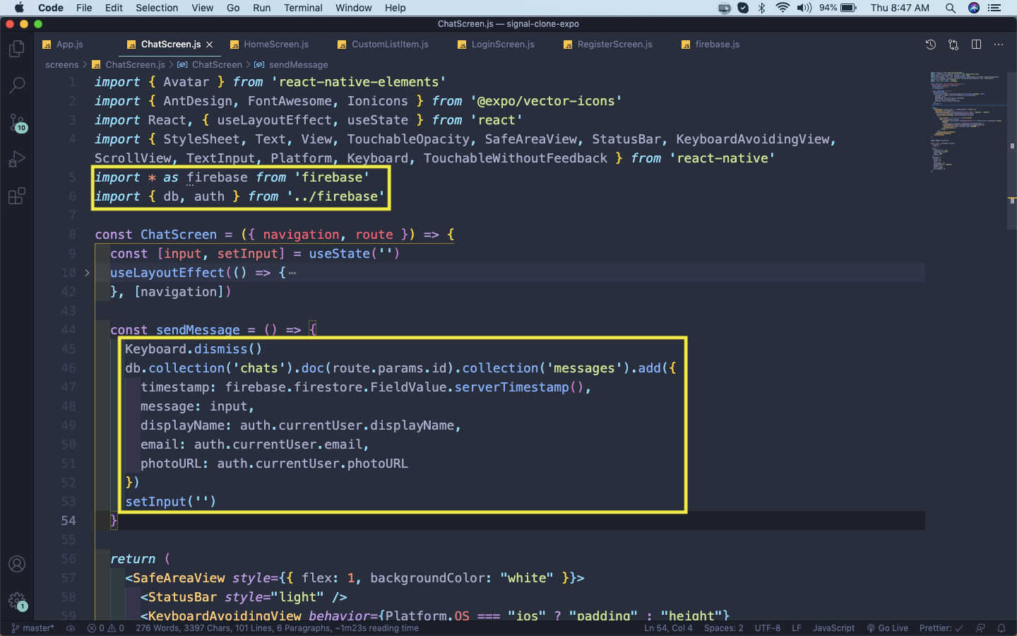 ChatScreen.js