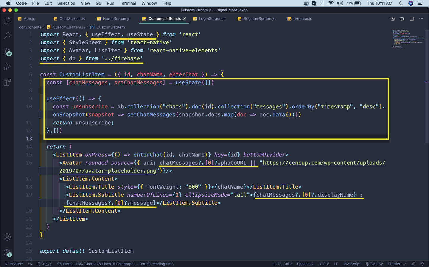 CustomListItem.js
