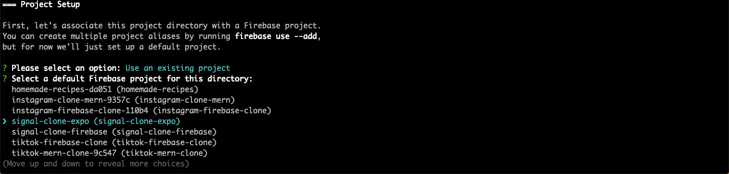 Correct project