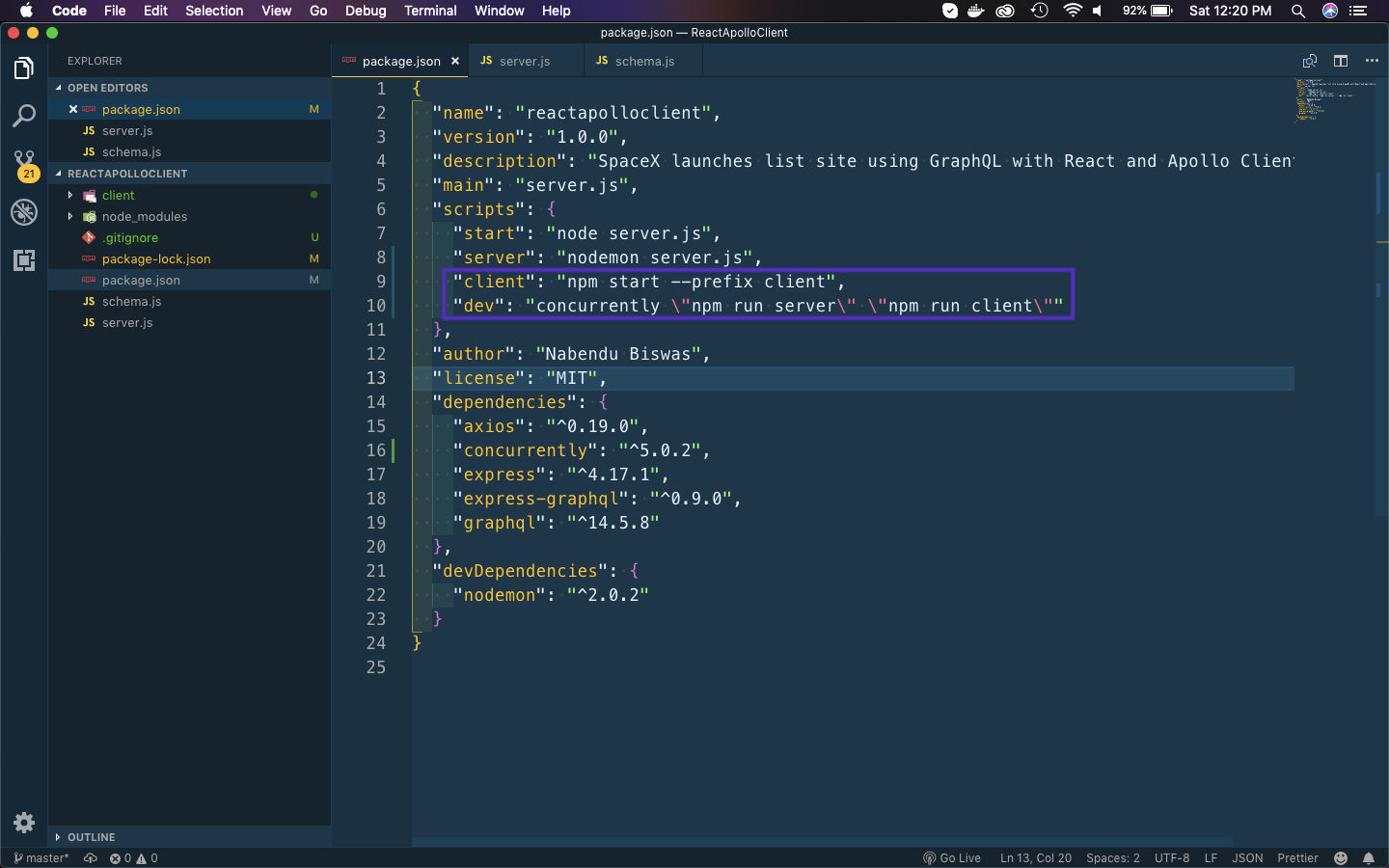 package.json