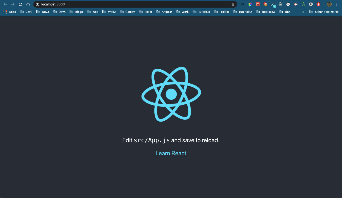 React app