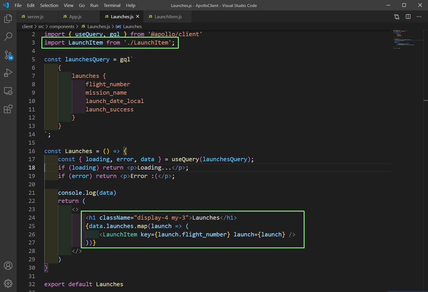Launches.js