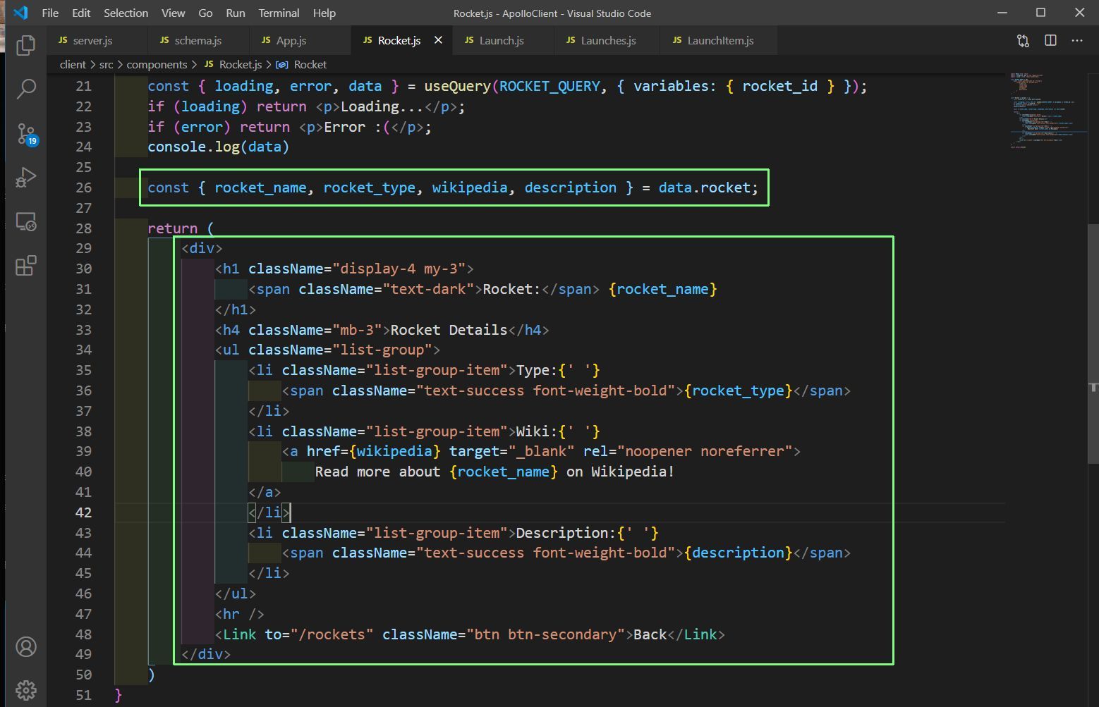 Rocket Component updated