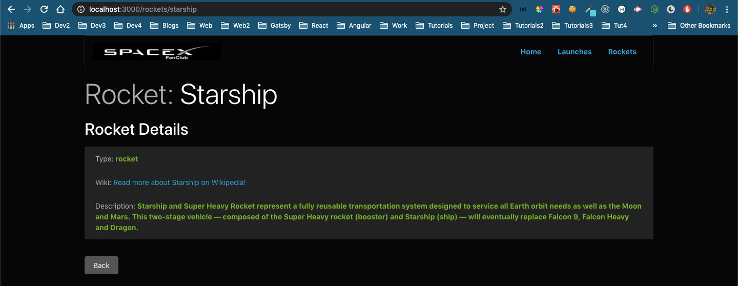 Rocket Webpage