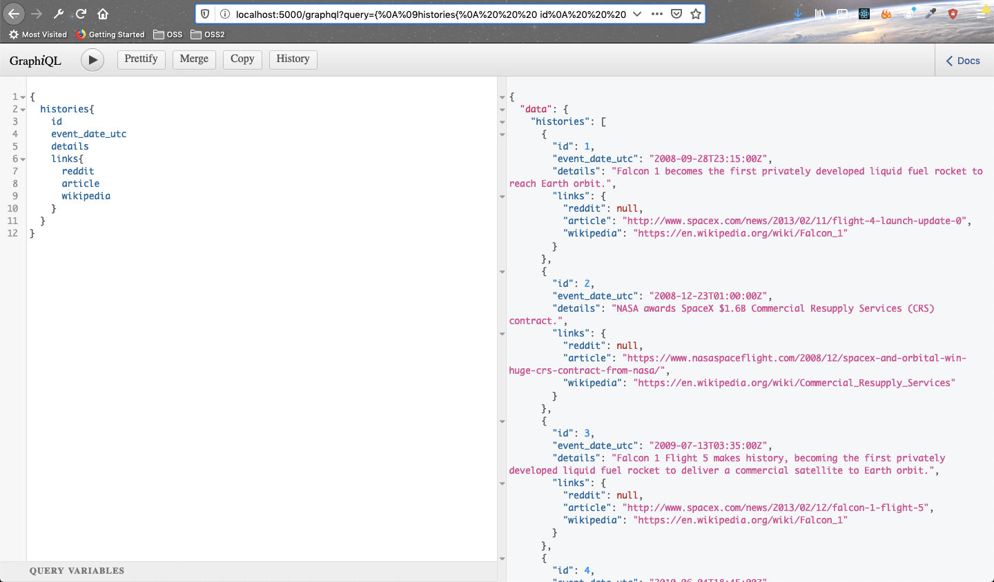 Graphql query