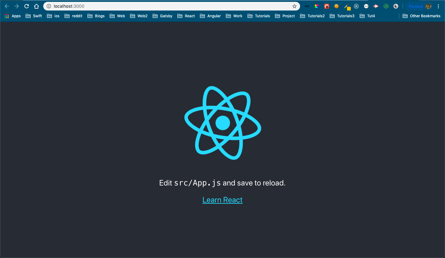 Basic React app