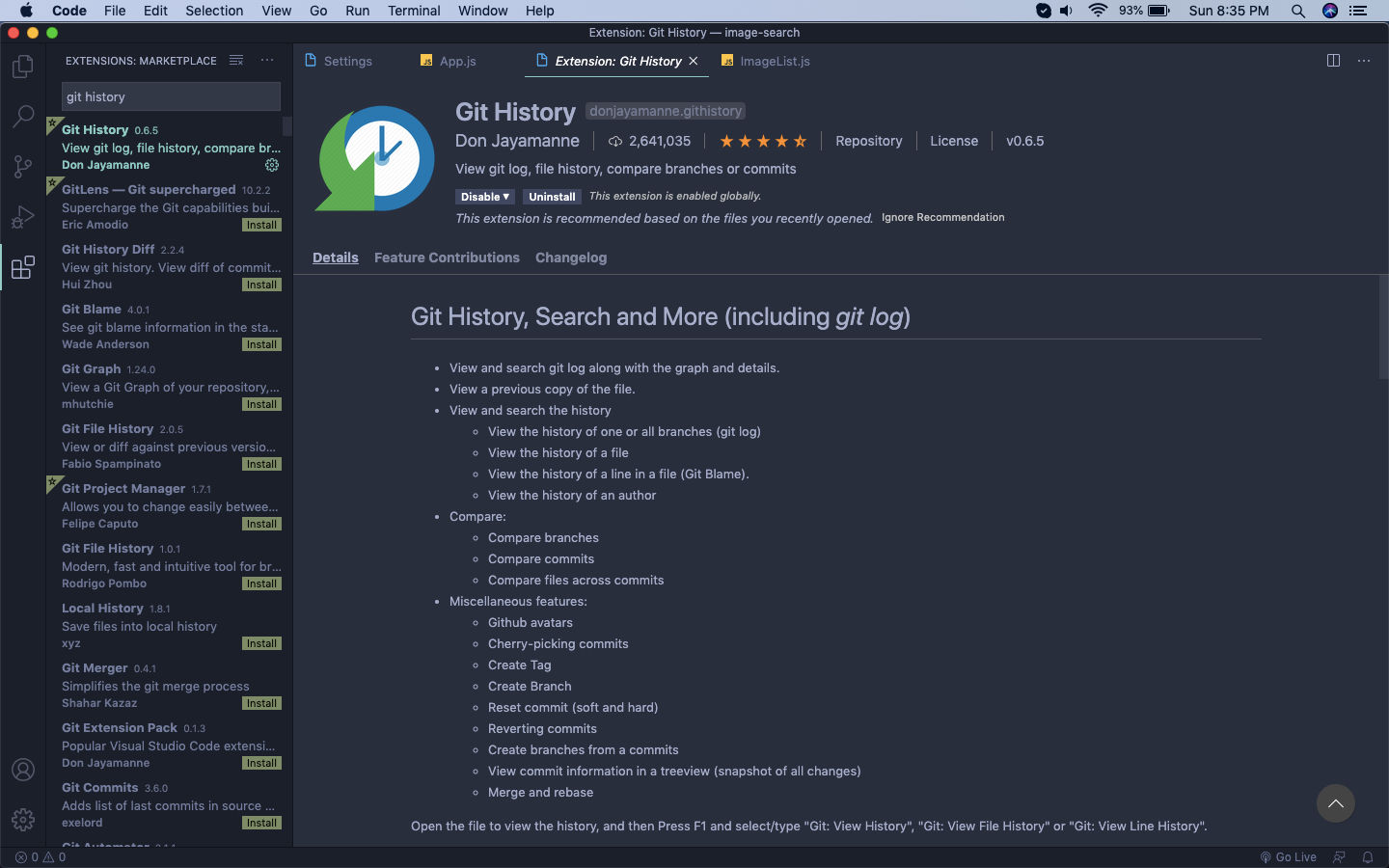 Git History
