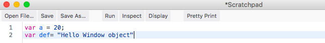 firefox scratchpad