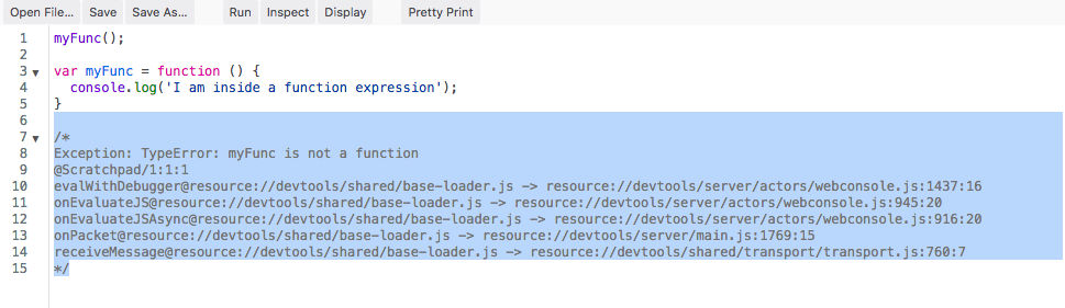 Gives runtime error