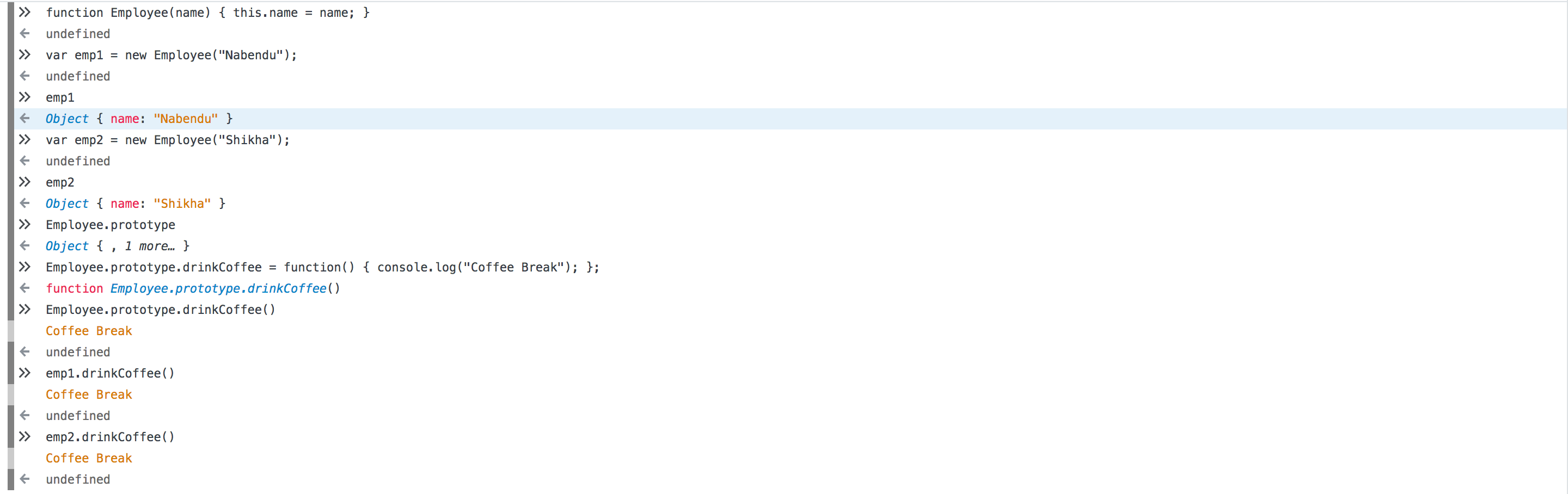Real benefit of Prototype Object