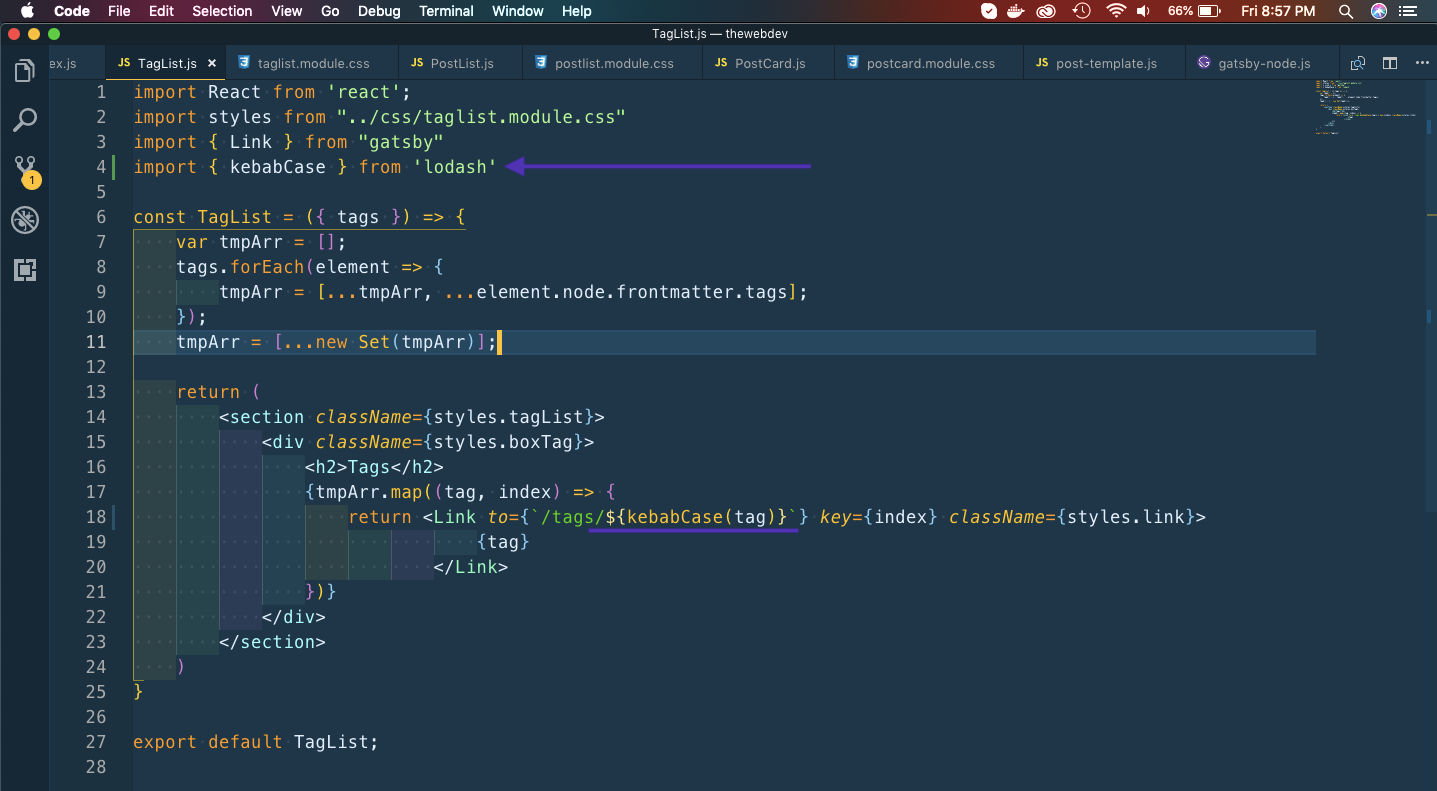 TagList.js