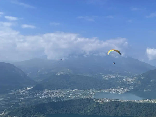 Volo in parapendio tandem dal Monte Panarotta