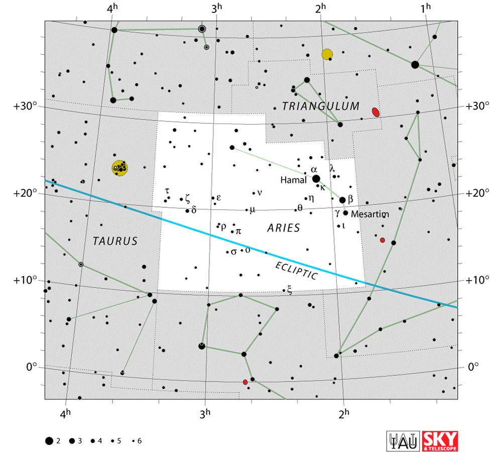 Chòm sao​ Bạch Dương - Aries constellation map.gif / Thiên văn học Đà Nẵng