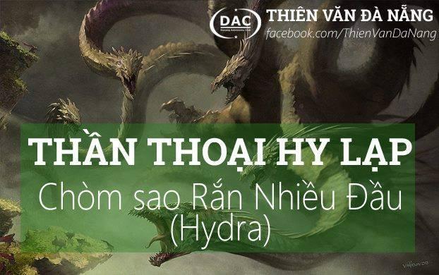 Thần thoại Hy Lạp về chòm sao Rắn Nhiều Đầu (Hydra) - / Thiên văn học Đà Nẵng