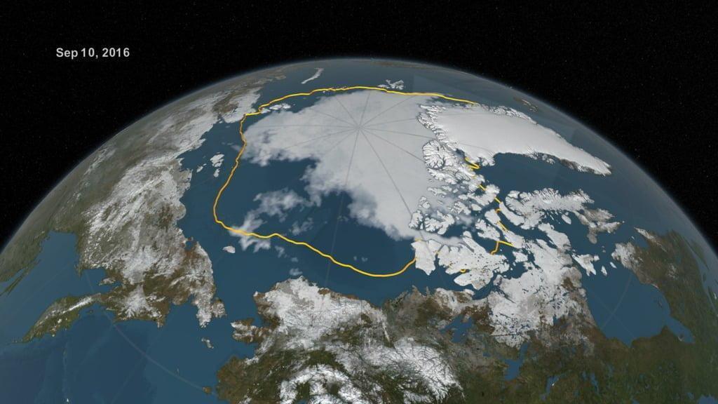 biển băng bắc cực 2016