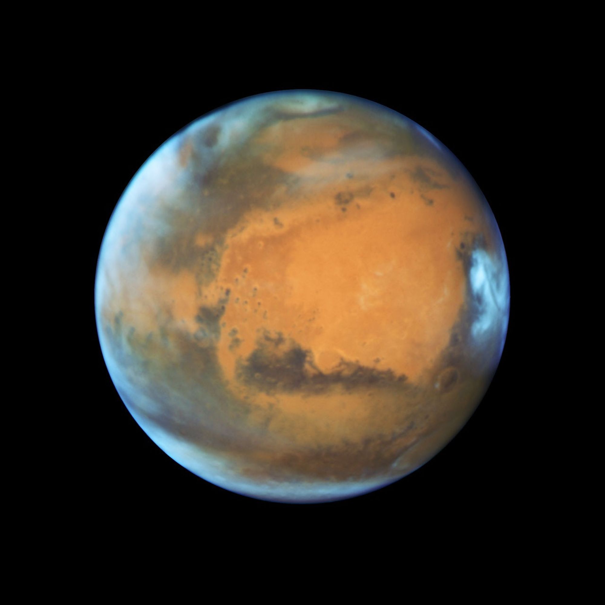 Ảnh chụp Sao Hỏa qua kính thiên văn Hubble
