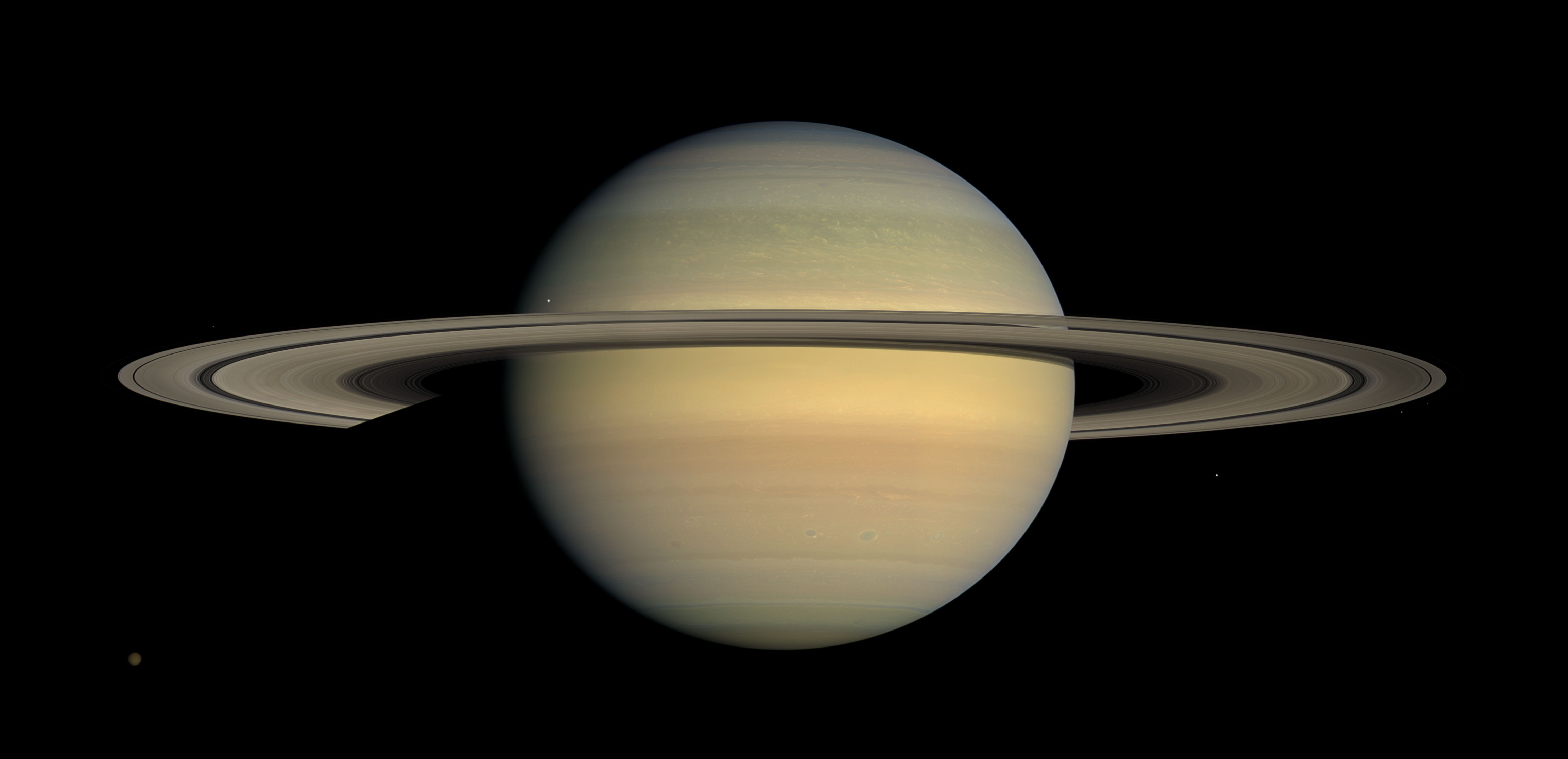 Ảnh Sao Thổ của Cassini Huygens