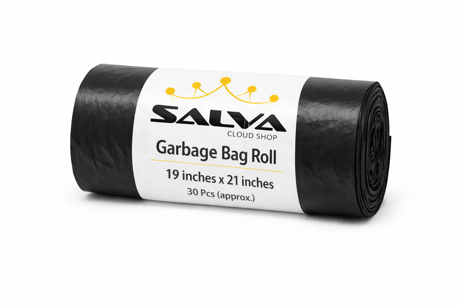 Garbage Bag Roll 19×21 Inch | Medium | 3-Roll Combo Pack (30 Bags per Roll)