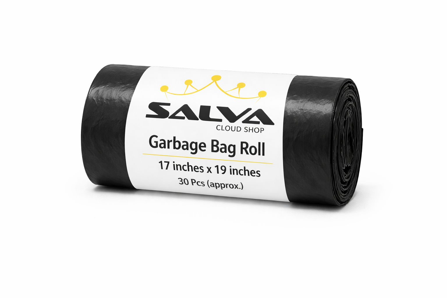 Garbage Bag Roll 17×19 Inch | Small | 3-Roll Combo Pack (30 Bags per Roll)