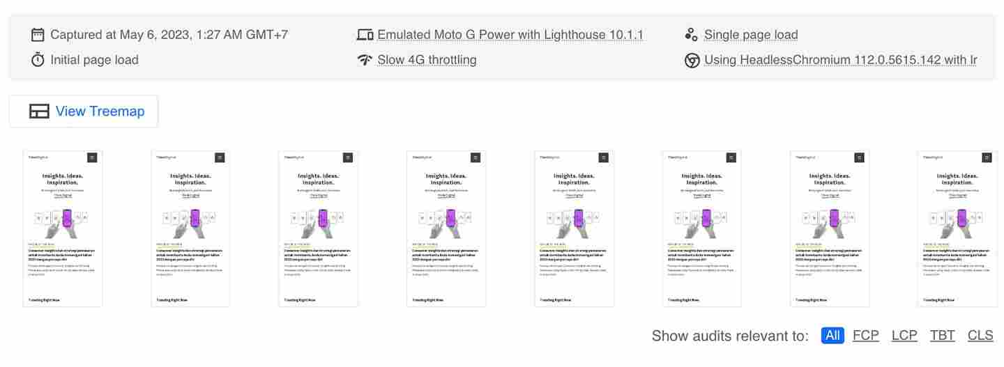 gambar untuk cara optimasi dan mempercepat first contentful paint (fcp) di pagespeed insights