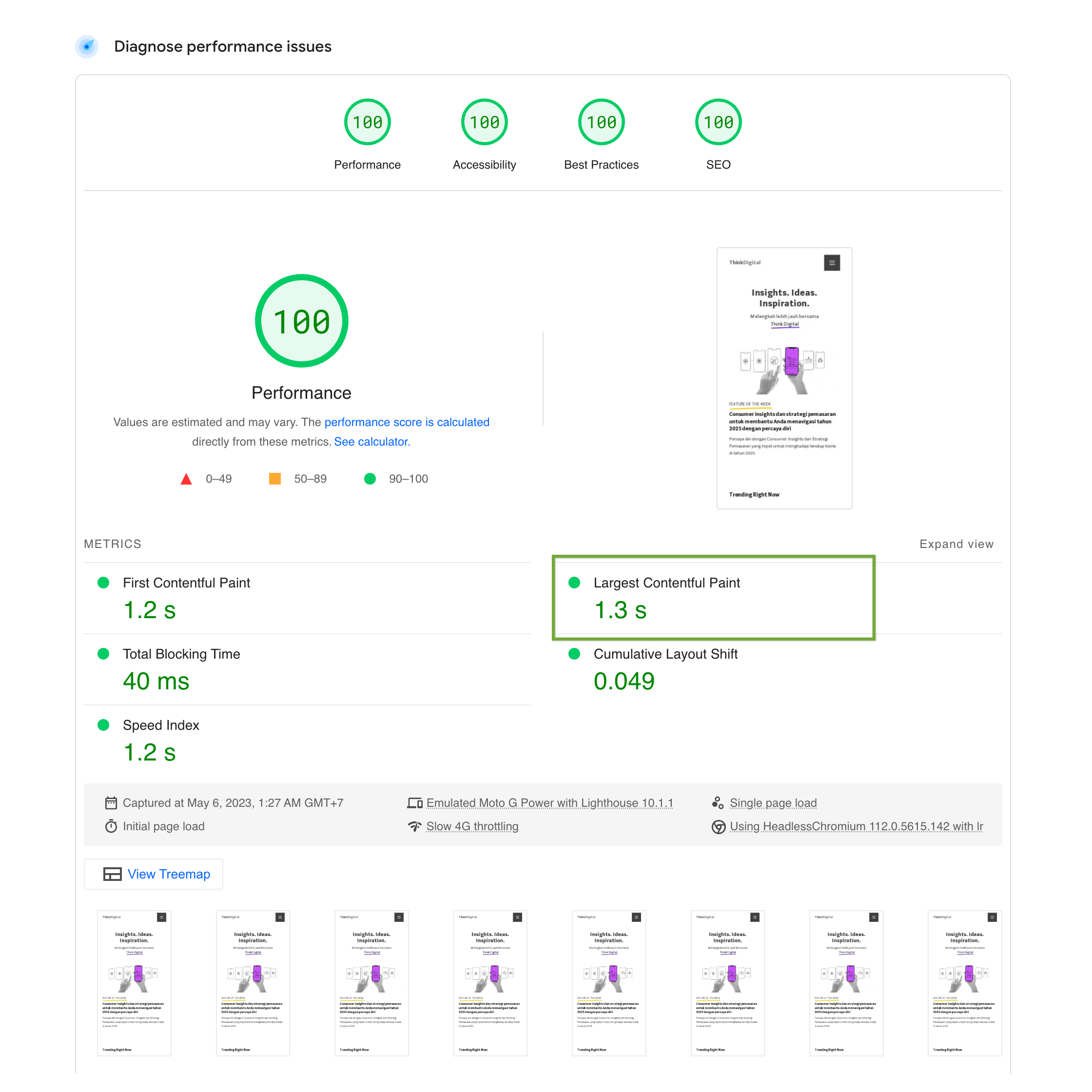 gambar untuk cara optimasi dan mengatasi largest contentful paint (lcp) yang lambat di pagespeed insights