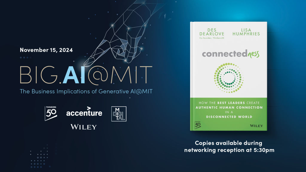 Connectedness book at BIG.AI@MIT