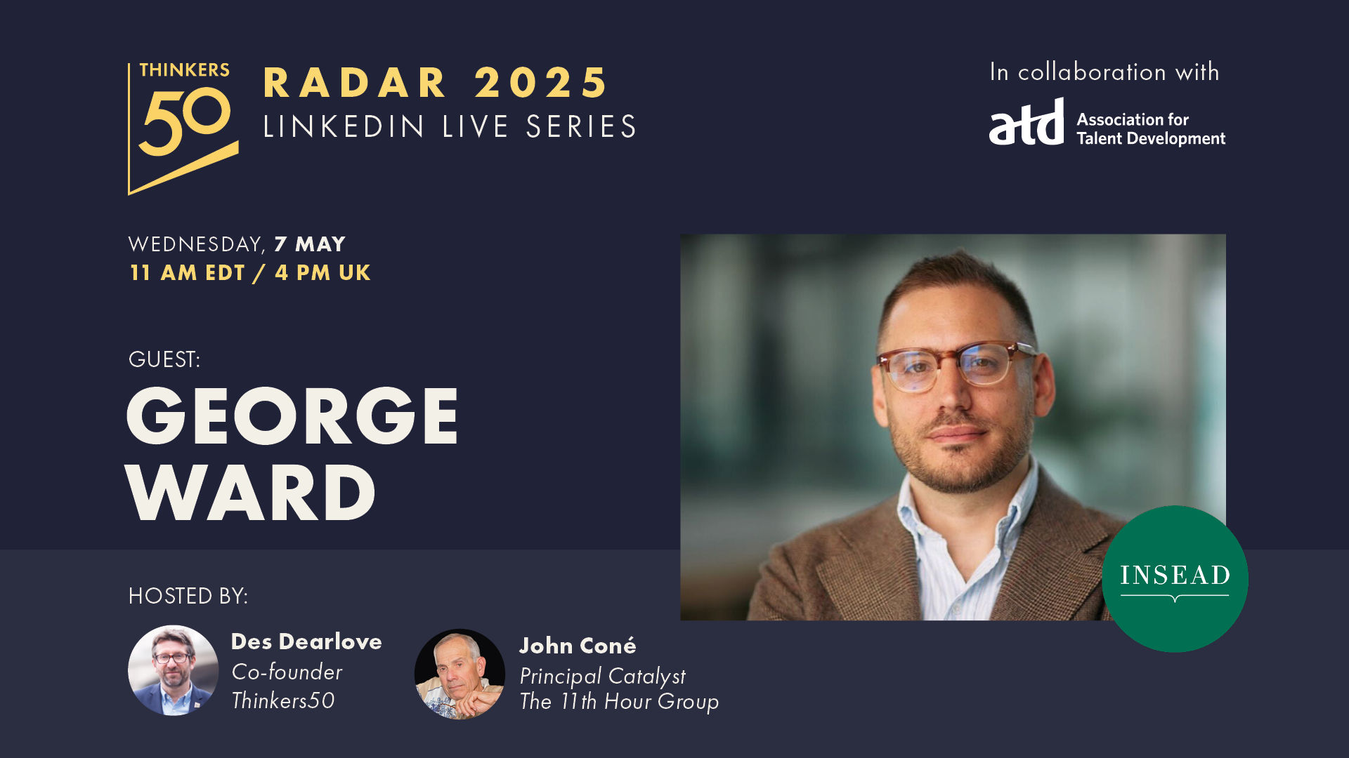 George Ward Radar LinkedIn Live 2025