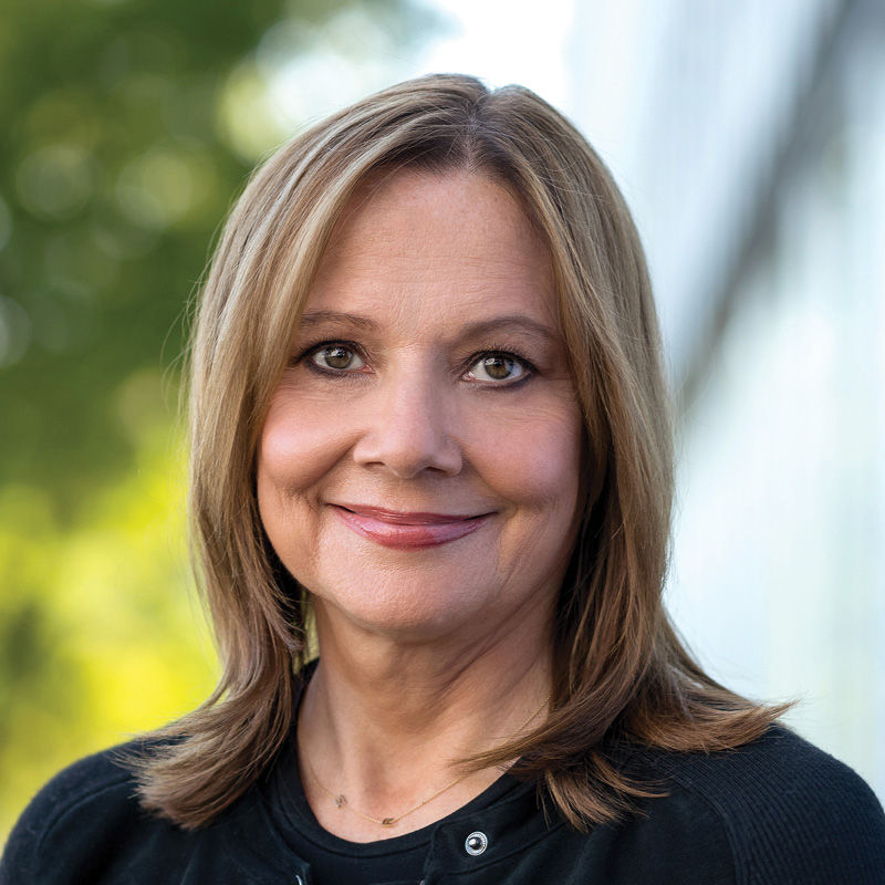 Profile of Mary Barra.