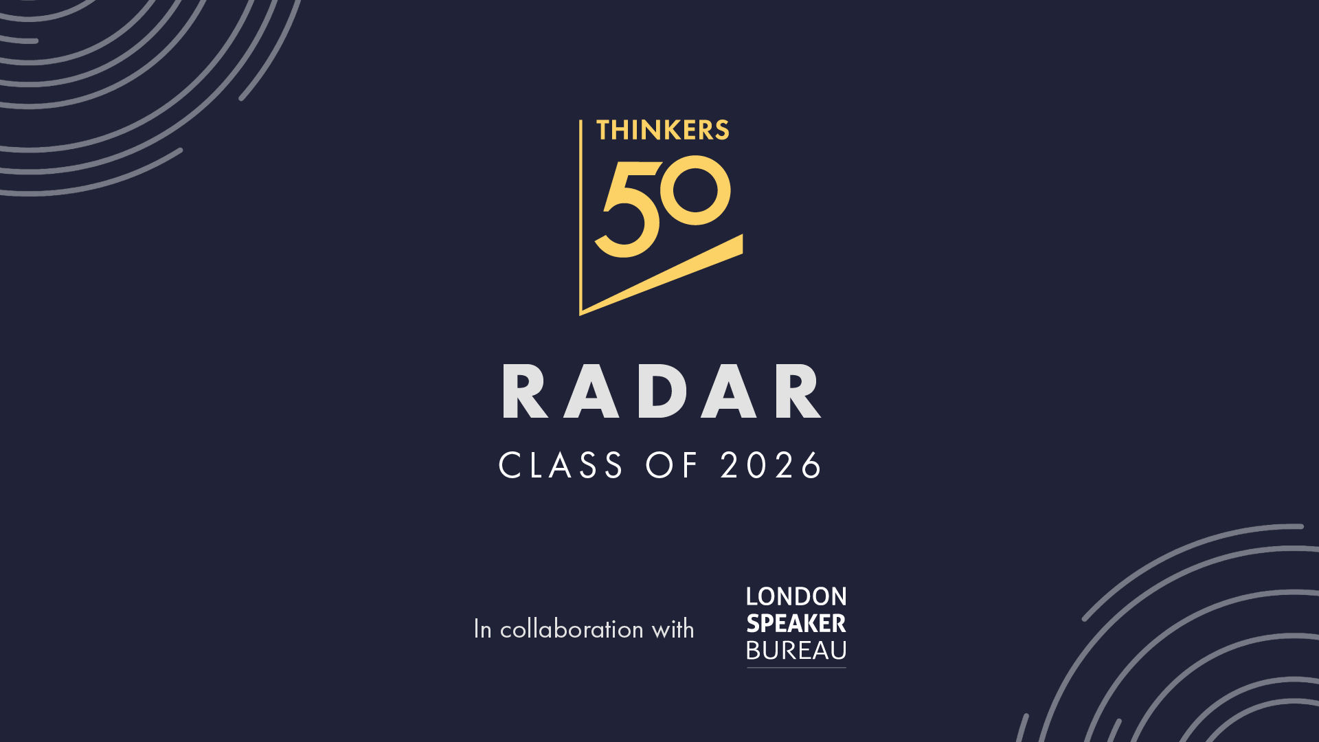 Thinkers50 Radar 2026
