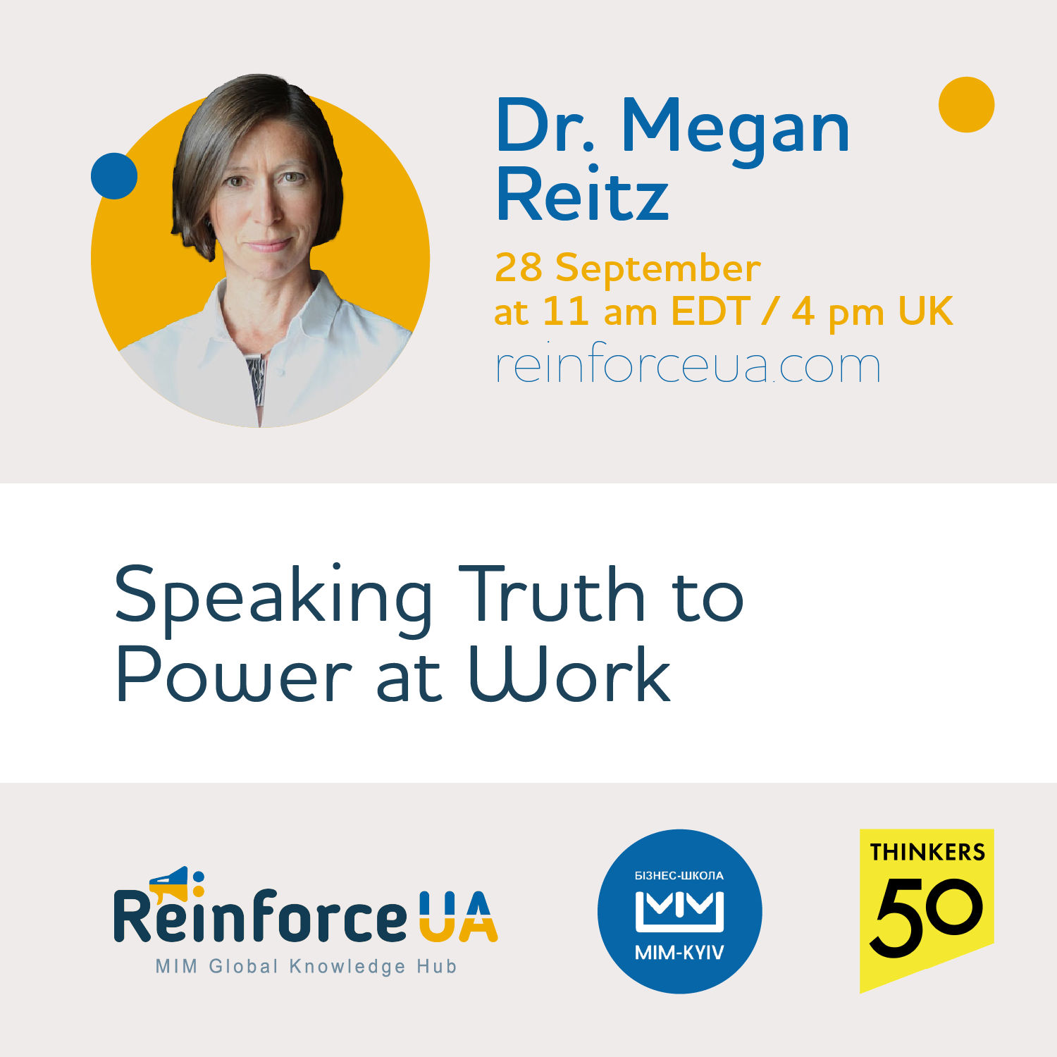 Dr. Megan Reitz