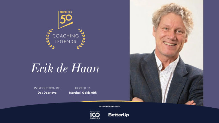 Thinkers50 Coaching Legend Erik de Haan