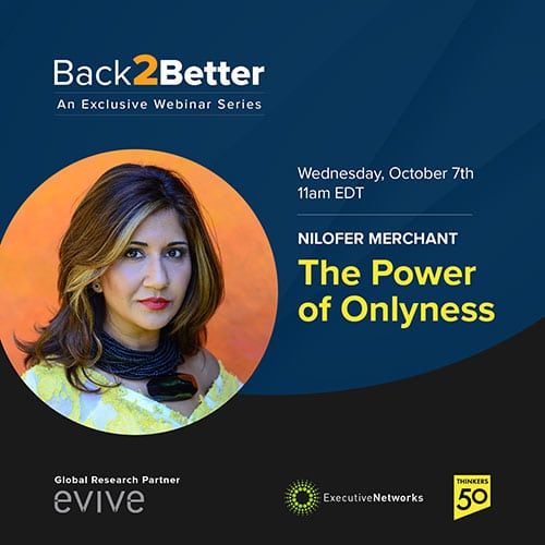 Back2Better Webinar: The Post-COVID Talent Agenda with Nilofer Merchant