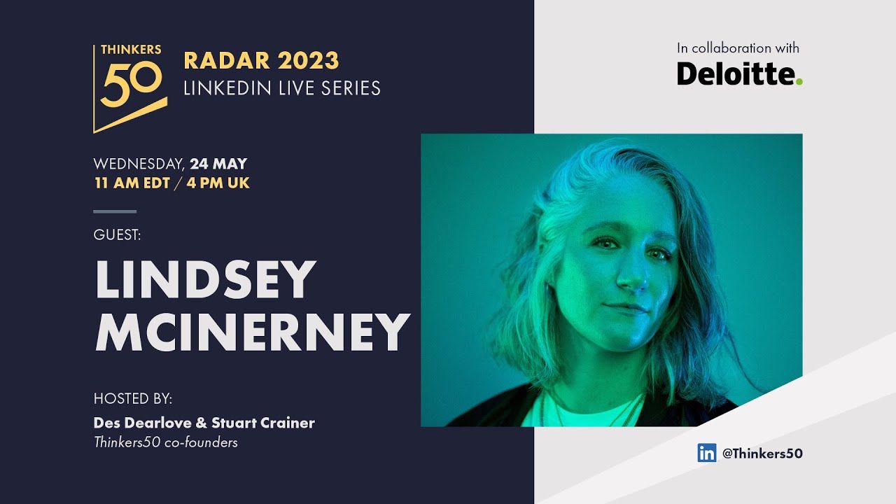 Thinkers50 LinkedIn Live with Lindsey McInerney