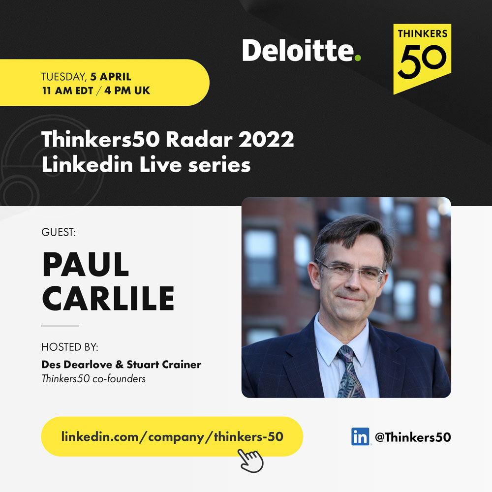 Paul Carlile LinkedIn Live