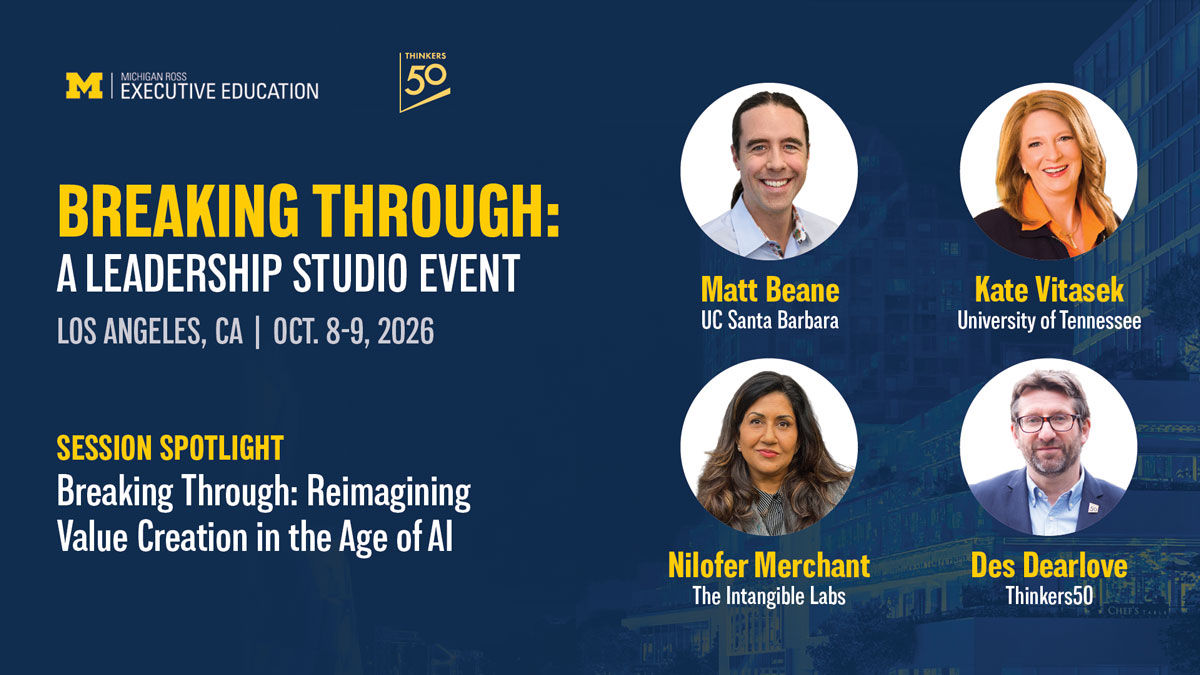 Breaking Through: Reimagining Value Creation in the Age of AI