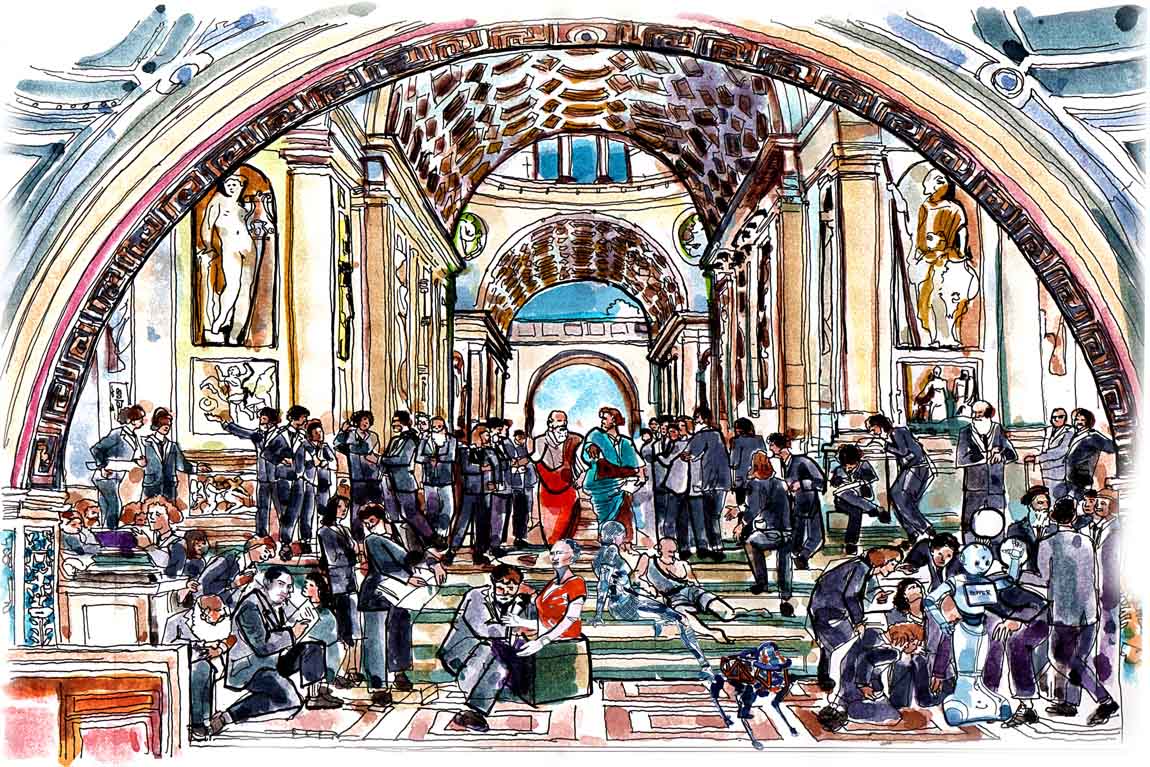 School of athens business philosopher