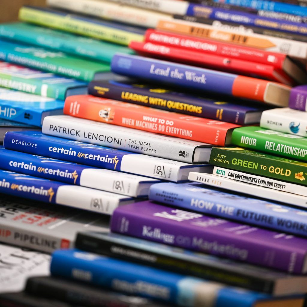 Wiley books booth at the Thinkers50 2023 Awards Gala