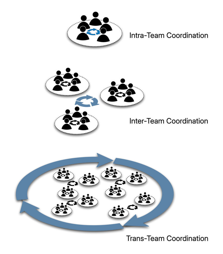 Three layers of organizational coordination