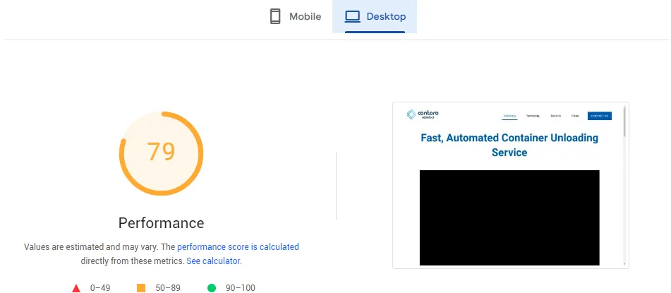 Poor Loading Speeds