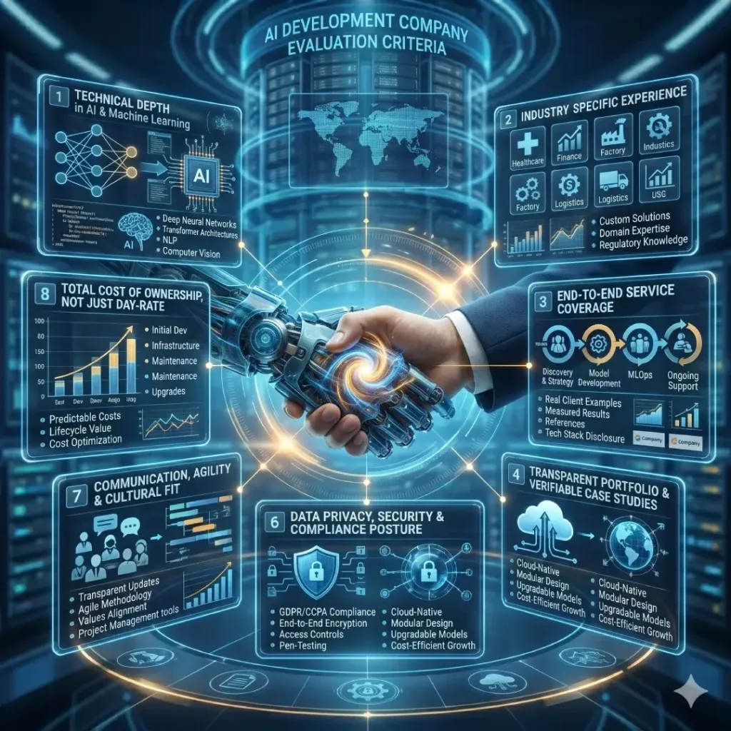 Criteria to Evaluate Any AI Development Company