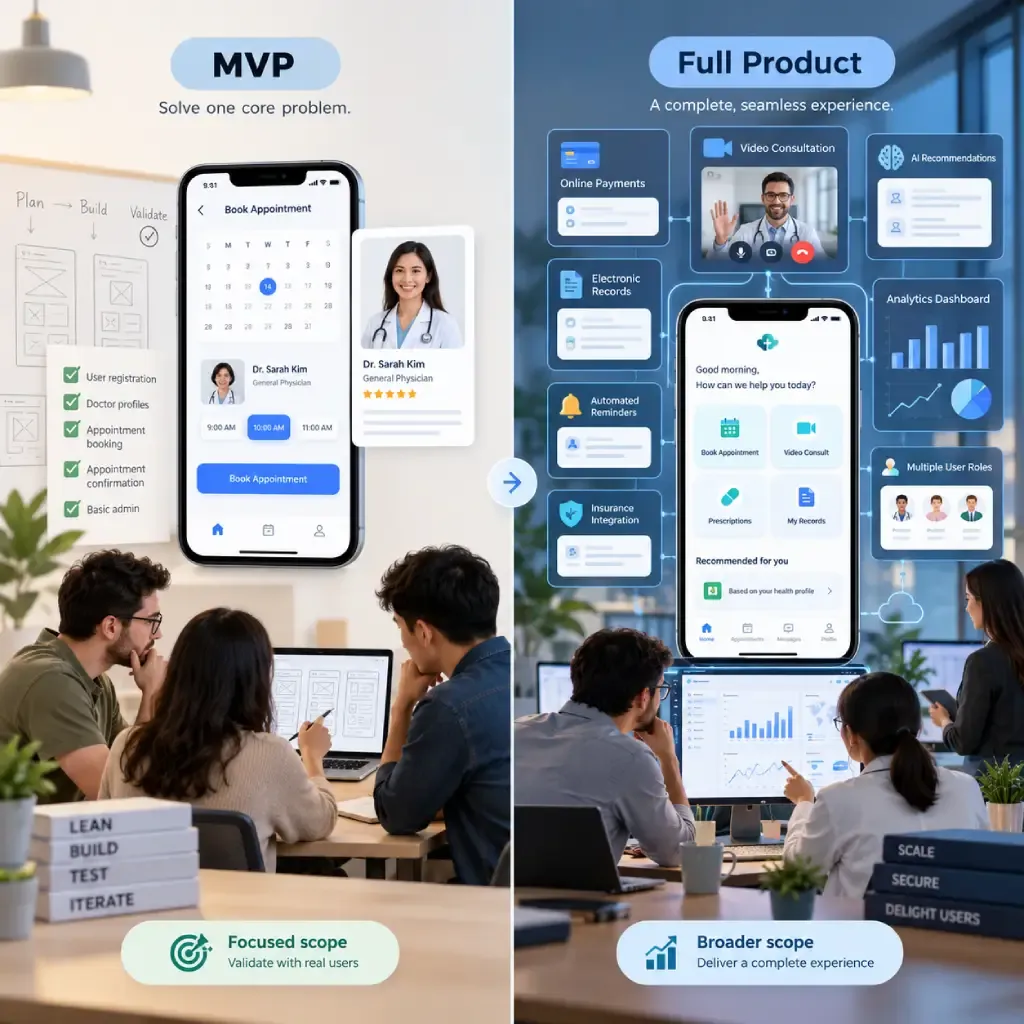 MVP and a Full Product