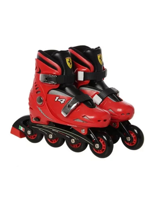 Casco Da Skate E Pattinaggio In Linea Mesuca Ferrari FAH3, Taglia M, Colore Rosso